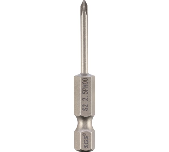 Бита SGS PH00, 50мм S2 1шт 6350-2.5-PH00 1