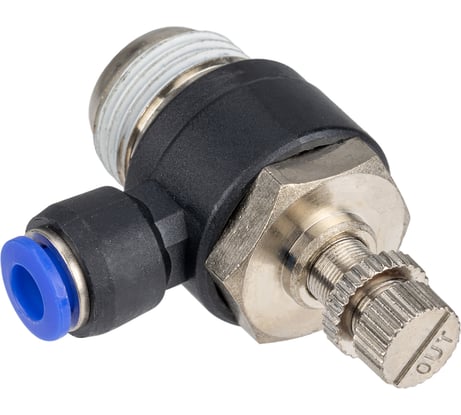 Угловой регулятор расхода воздуха с обратным клапаном ARMA 8 мм-1/4M AFRT-08-1/4M