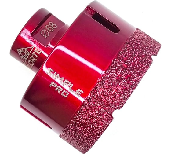 Коронка алмазная для УШМ CORTE SIMPLE PRO M14 68 мм SPB68 1