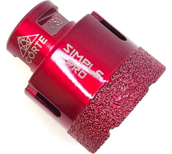 Коронка алмазная для УШМ CORTE SIMPLE PRO M14 50 мм SPB50 1