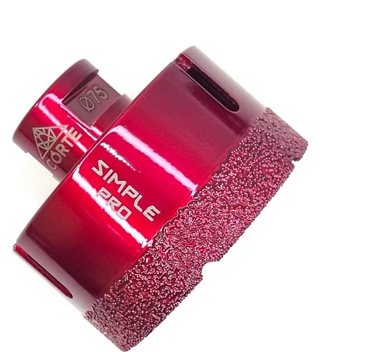 Коронка алмазная для УШМ CORTE SIMPLE PRO M14 75 мм SPB75 1