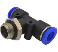 Фитинг-тройник Контактная Механика G1/4, трубка 8 мм KZPB08-02G