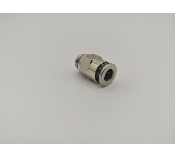 Фитинг цанговый прямой Контактная Механика G1/8, трубка 6мм KEMC06-01G-A