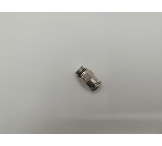 Фитинг цанговый прямой Контактная Механика G1/8, трубка 6мм KEMC06-01G-A