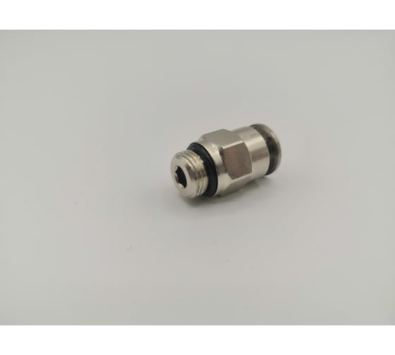 Фитинг цанговый прямой Контактная Механика G1/8, трубка 6мм KEMC06-01G-A
