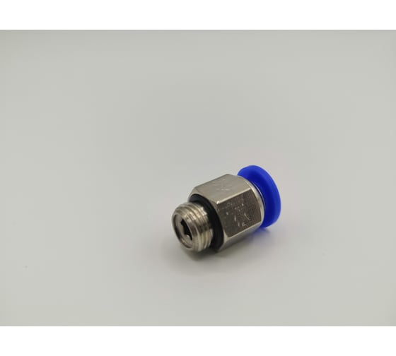 Фитинг цанговый прямой Контактная Механика G1/8, трубка 6мм KZPC06-01G
