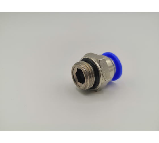 Фитинг цанговый прямой Контактная Механика G3/8, трубка 10мм KZPC10-03G