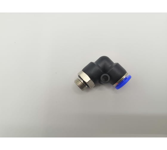 Фитинг цанговый Контактная Механика угловой G1/8, трубка 6 мм KZPL06-01G