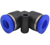 Фитинг цанговый Контактная Механика угловой, трубка 6 мм KZPV06