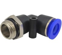 Фитинг цанговый Контактная Механика угловой G3/8, трубка 10 мм KZPL10-03G
