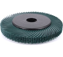 Абразивно-полимерная шлифовальная щетка АльфаДиск Солнышко по металлу и дереву 150х25х16 мм, P80 543-323