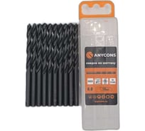 Сверло по металлу с цилиндрическим хвостиком Anycons Oxide 4.0 мм, 10 шт AC-OS38475