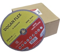 Круг отрезной по нержавеющей стали DOGANFLEX 230x1,8x22.23, 25 шт 4687206576292