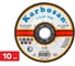 Диск шлифовальный по металлу Karbosan 125x6,4x22 (упаковка 10 шт) KAR-910560-10 1