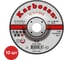 Диск шлифовальный по металлу Karbosan 115x6,4x22 по нержавеющей стали Inox (упаковка 10 шт) KAR-910680-10 1
