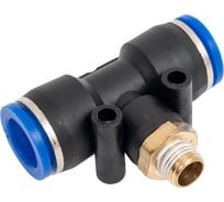 Фитинг цанговый T-образный ARMA 12-1/8M-12 мм CFT-12-1/8M-12