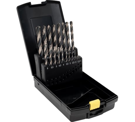 Набор сверл по металлу HSS (19 шт; 1-10 мм) Inforce 11-01-329