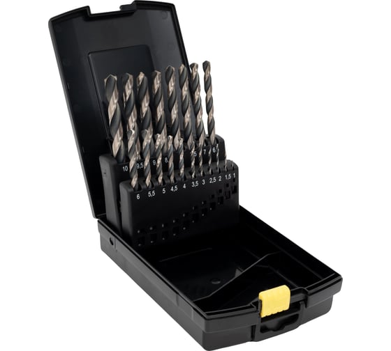 Набор сверл по металлу HSS (19 шт; 1-10 мм) Inforce 11-01-329