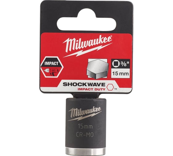 Головка ударная ShW (15 мм; 3/8") Milwaukee 4932478014 1