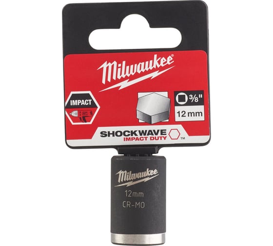 Головка ударная ShW (12 мм; 3/8") Milwaukee 4932478011 1