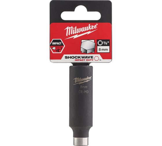 Головка ударная удлиненная ShW (8 мм; 3/8") Milwaukee 4932478021 1