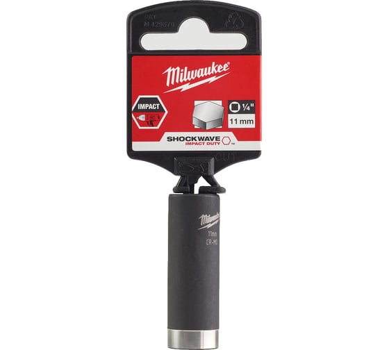 Головка ударная удлиненная ShW (11 мм; 1/4") Milwaukee 4932478005 1