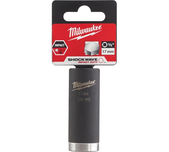 Головка ударная удлиненная ShW (17 мм; 3/8") Milwaukee 4932478029 1