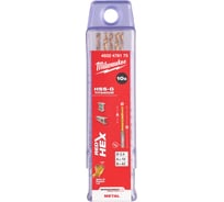 Сверло по металлу RedHEX (10 шт; 2.5 мм; HSS-G TiN) Milwaukee 4932478175