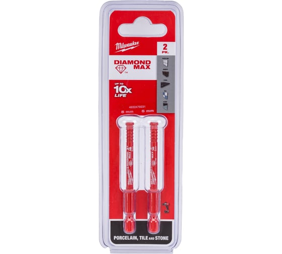 Сверло алмазное корончатое Diamond Plus (2 шт; 5 мм) Milwaukee 4932479231 1