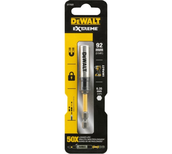 Держатель IMPACT TORSION 1/4'' для бит Dewalt DT7522-QZ