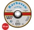 Диск шлифовальный по металлу Karbosan 180x6,4x22 (упаковка 10 шт) KAR-910570-10 1