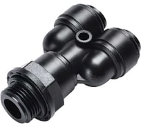 Фитинг CDC Pneumatics тройник Y 10мм G1/2 HRWT 10G04B