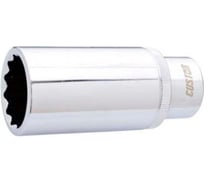 Головка торцевая глубокая 12-гранная (8 мм; 1/4") CUSTOR 0250080