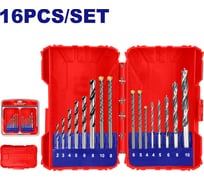 Набор сверл EMTOP 16шт ECDB01601