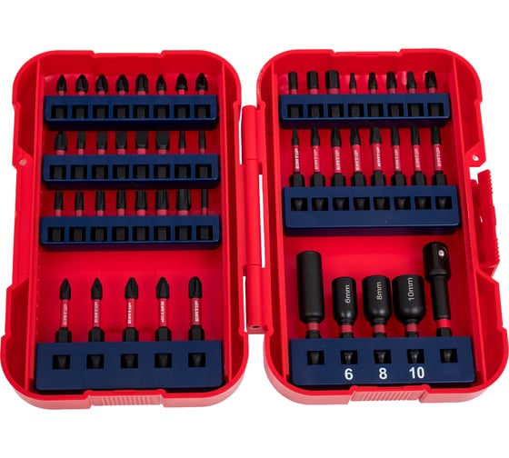 Набор ударных бит с держателем EMTOP 50шт ESBT05001