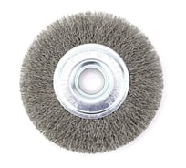 Щетка дисковая 13-096 150х22.2 мм, ворс гофрированная нержавеющая сталь 0.30 мм для УШМ EuroBrush EB-MCST5
