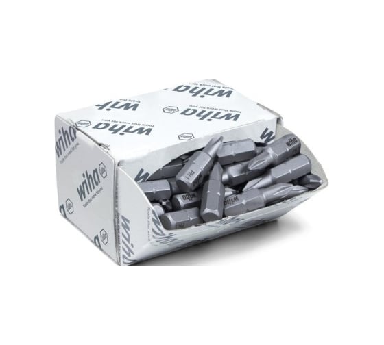 Набор бит Standard 08047 (25 мм Phillips; 50 предметов; 1/4"; в большой упаковке) Wiha wih08047 1