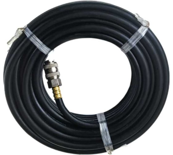 Шланг пневматический для компрессора BlackWeld черный, резиновый, 6х12мм, 15м 150116 1