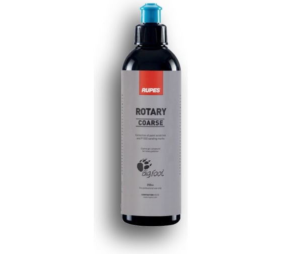 Синяя паста для первого шага (резки) RUPESROTARY 250 мл (1 шт.), 9.BRCOARSE250 В0000000192736 1
