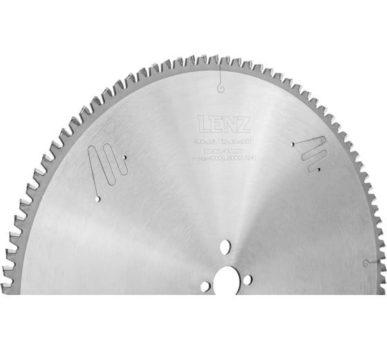 Диск пильный по алюминию, отрицательный угол LENZ 350x3.4/2.8x30/25.4 мм, Z=120 17.205.350.025