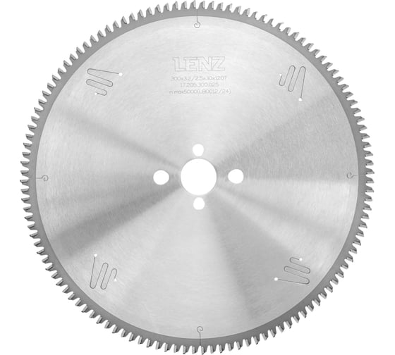 Диск пильный по алюминию, отрицательный угол LENZ 300x3.2/2.5x30 мм, Z=100 17.205.300.020