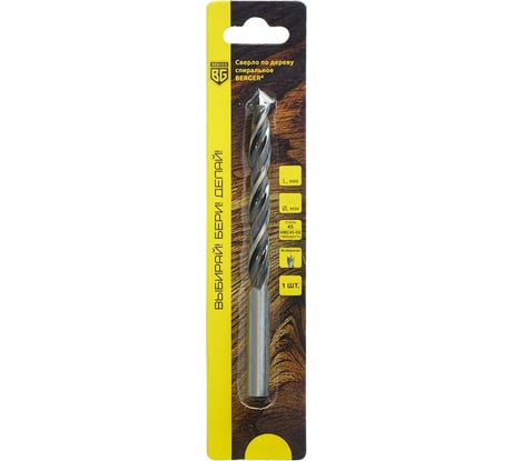 Сверло по дереву спиральное (6х93 мм) Berger BG BG1486
