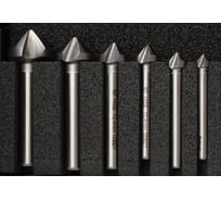 Набор конич. и обрезн. зенкеров Eyltool DIN 335, HSS-E CBN 6 пред. по нерж. 14 320