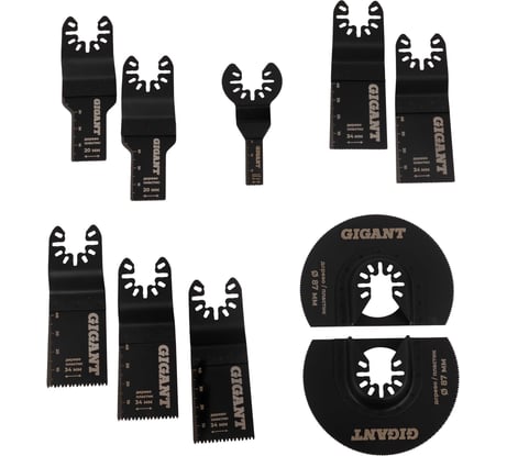 Набор насадок для реноватора Gigant 10 предметов G-10667