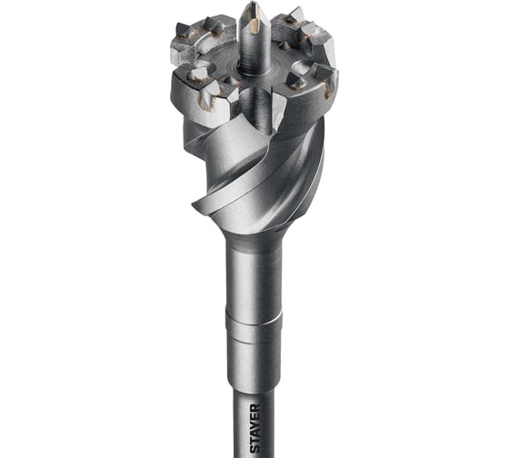 Проломной бур STAYER Hercules-4Х SDS-max 45x500/600 мм 29319-45-600 1