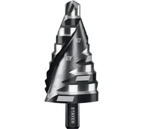 Cверло ступенчатое STAYER Pro-Max 9-36мм, 10 ступеней, винтовая спираль 29661-9-36-10