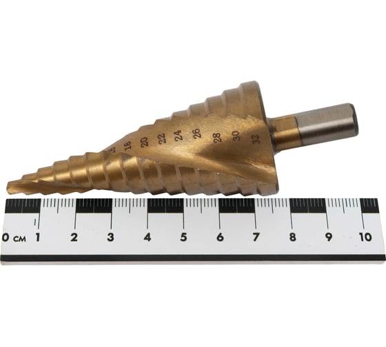 Сверло ступенчатое 4-32 мм, шаг 2, HSS Gigant GSD 11056