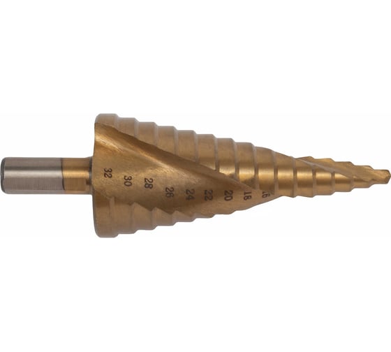 Сверло ступенчатое 4-32 мм, шаг 2, HSS Gigant GSD 11056