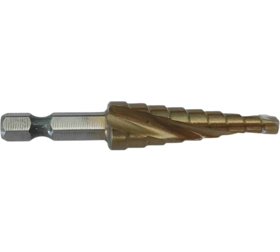 Сверло ступенчатое 4-12 мм, шаг 1. HSS, спиральный проф. Gigant GSD 11058