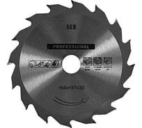 Диск пильный по дереву (160х32 мм; 16 зубьев) SEB 306PG-1601632